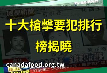 十大槍擊要犯排行榜揭曉 | 台灣十大槍擊要犯全解析 | 黑道江湖的十大槍擊要犯 | 十大槍擊要犯黑牛稱霸